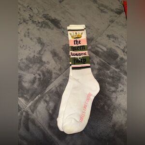 Vintage Juicy Couture Socks “the Queen Wears Juicy” NWOT Rare Y2K